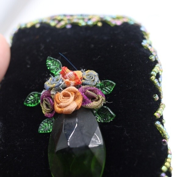 Cute Velour Tiny Mini Super Small Pouch Purse Bag Evening Bag - Picture 10 of 11